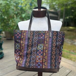 Colorful Tapestry Bueno Tote Bag
